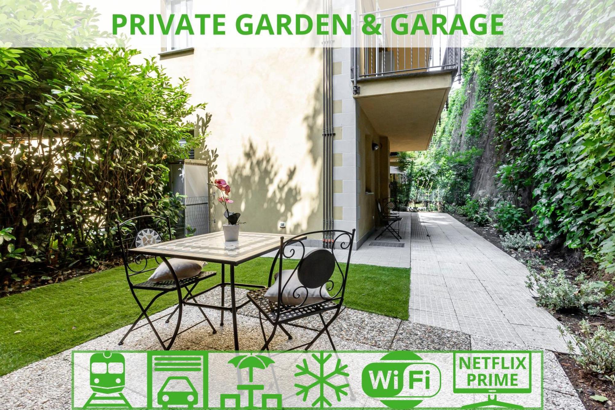 Private Garden & Garage - Self Check-In & Remote Access Apartment Комо Екстериор снимка